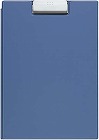 クリップホルダー（カバー付き用箋挟）Ａ４青　１０枚