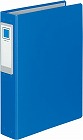 チューブＦロングボディ青Ａ４縦背幅６９ｍｍ４穴４冊