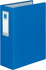 チューブＦロングＢ青Ａ４縦背幅１０８ｍｍ４穴４冊