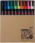 水性マーカー　ポスカ　中字　１０色セット