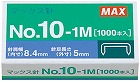 ホッチキス　１０号針　１０００本入　６０箱