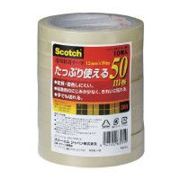 スコッチ　透明粘着テープ　１２ｍｍ幅×５０ｍ５０巻