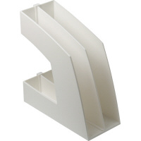 ファイルボックス（仕切板付）Ａ４縦　白