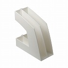 ファイルボックス（仕切板付）Ａ４縦　白