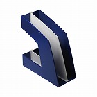 ファイルボックス（仕切板付）Ａ４縦　青