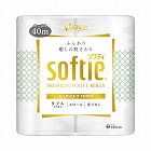 クリネックスソフティホワイトＷ４０ｍ　４個入×１０