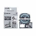 テプラ　ＰＲＯテープ　耐熱白ラベル　６ｍｍ　黒文字