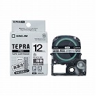 テプラ　ＰＲＯテープ　耐熱白ラベル　１２ｍｍ黒文字