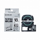 テプラ　ＰＲＯテープ　耐熱白ラベル　１８ｍｍ黒文字
