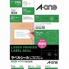 再生紙ラベル　ＬＢＰ　Ａ４　２１面上下余白１００枚【取寄品】