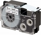 ネームランド　白色テープ　１８ｍｍ　黒文字　３個入