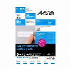 マット紙ラベル　ＩＪＰ　３６面四辺余白角丸　２０枚