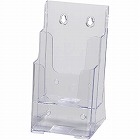 カタログスタンド　Ａ４三つ折り　２段　クリア１０個