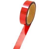 メッキテープ　赤　幅２５ｍｍ長さ５０ｍ