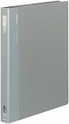 ３０穴リングファイル　灰　Ａ４縦背幅３３ｍｍ１０冊