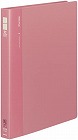 ３０穴リングファイル　桃　Ａ４縦背幅３３ｍｍ１０冊