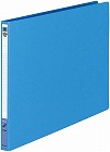 レターファイル（色厚板紙）　Ｂ４横　青　１０冊