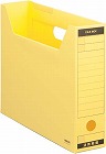 ファイルボックス　Ｂタイプスリム　Ａ４横　黄　５個