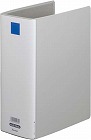 パイプ式Ｆエコノミー両開き銀Ａ４縦背幅１１５ｍｍ