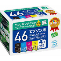 リサイクルＩＣ４ＣＬ４６対応　４色パック