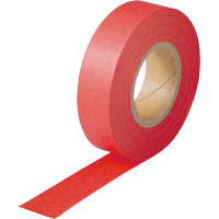 紙テープ　赤　１０巻パック