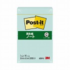 ポストイット　再生紙ノート３８×５０　グリーン２冊