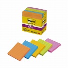 ポストイット　強粘着７５×７５　ラインノート　５冊