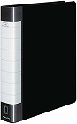 クリヤーブックタフボディ黒Ａ４縦背幅４８ｍｍ４冊