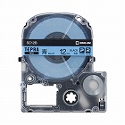 テプラ　ＰＲＯテープ　エコ　青　１２ｍｍ　黒字×５