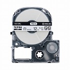テプラ　ＰＲＯテープ　ロング白色　１２ｍｍ黒字×５