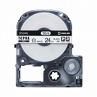 テプラ　ＰＲＯテープ　ロング白色　２４ｍｍ黒字×５