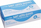 サニリンク　ラテックス手袋　粉無　Ｍ　１００枚入