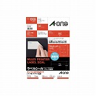 キレイにはがせるラベル　兼用　１２面角丸　１００枚