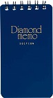 ダイヤメモ＜Ｓ＞　方眼罫　４０枚　青