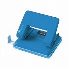 ２穴パンチ　１８枚穿孔　ブルー