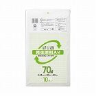 再生原料入りポリ袋　低密度　７０Ｌ　１０枚×１０