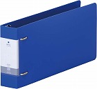 Ｄリング２穴ファイル　青統一伝票用背幅４６ｍｍ