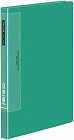 クリヤーブックＷＣ　固定式Ａ４縦４０Ｐ緑４冊