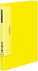 クリヤーブックＷＣ　固定式Ａ４縦４０Ｐ黄４冊