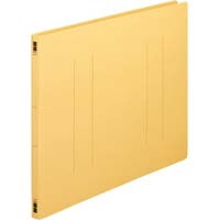 フラットファイル樹脂とじ具　Ａ３横　黄　１００冊
