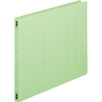 フラットファイル樹脂とじ具　Ｂ４横　緑　１００冊