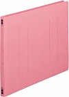 フラットファイル樹脂とじ具　Ｂ４横　桃　１００冊