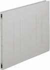 フラットファイル樹脂とじ具　Ｂ４横　灰　１００冊