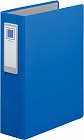 チューブＦロングボディ青Ａ４縦背幅８９ｍｍ２穴４冊