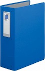 チューブＦロングＢ青Ａ４縦背幅１０８ｍｍ２穴４冊