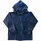 作業用ビニール合羽　ネイビー　ＬＬ