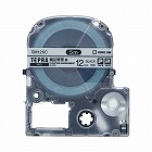 テプラ　ＰＲＯテープ　備品管理　銀色１２ｍｍ黒文字