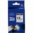 ピータッチ　ラミネート白色テープ１８ｍｍ　黒文字