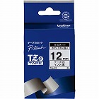 ピータッチ　ラミネート白色テープ１２ｍｍ　黒文字