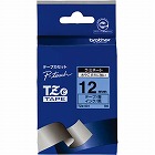 ピータッチ　ラミネート青色テープ１２ｍｍ　黒文字